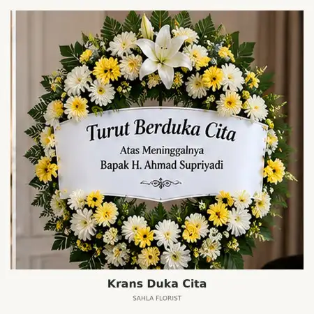 Krans Bunga Duka Pelalawan